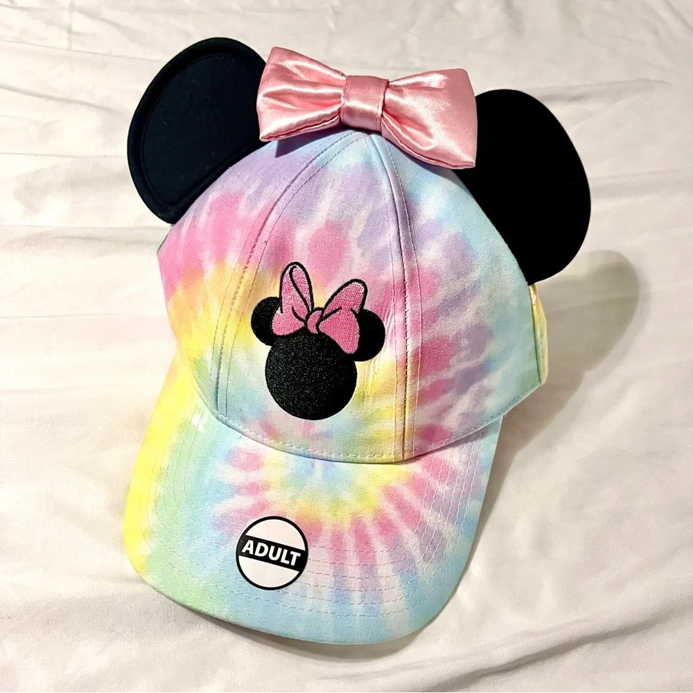 Disney Adult Minnie Sassy Bow Tie Dye Ear Hat